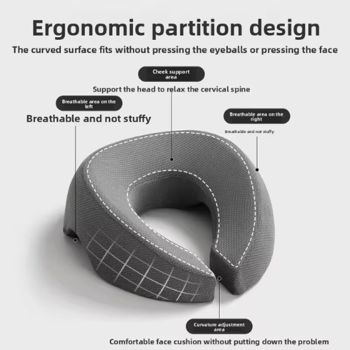 Ergonomic Face Down Pillow